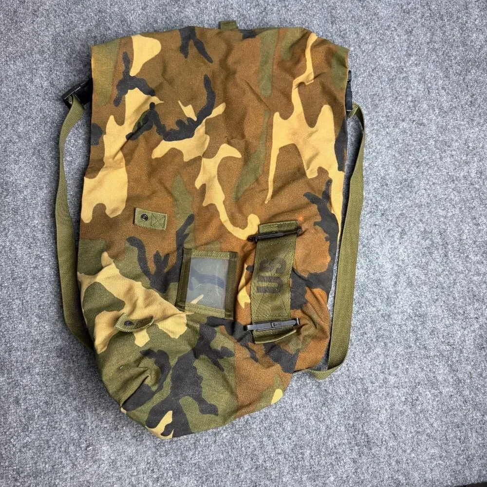 Mixed Military Tactical Gear Lot Duffel Bag Hydration Pack Woodland Bag Sling